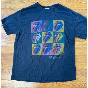 Letluv Anthropologie Women's Rolling Stones Shirt Size Small